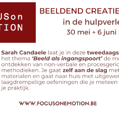 Workshop beeldend creatief werken in psychotherapie, counseling en coaching